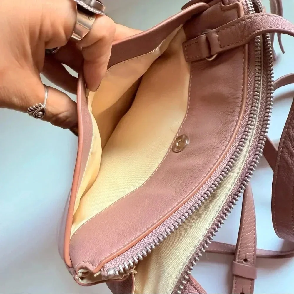 NWOT Lucky Brand Biro Leather Crossbody